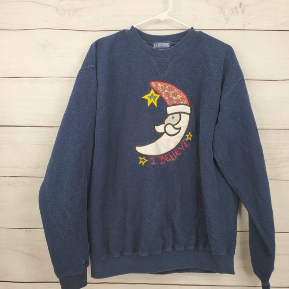 La Loving Sweaters - LA Loving "I Believe" Moon Sweat Shirt